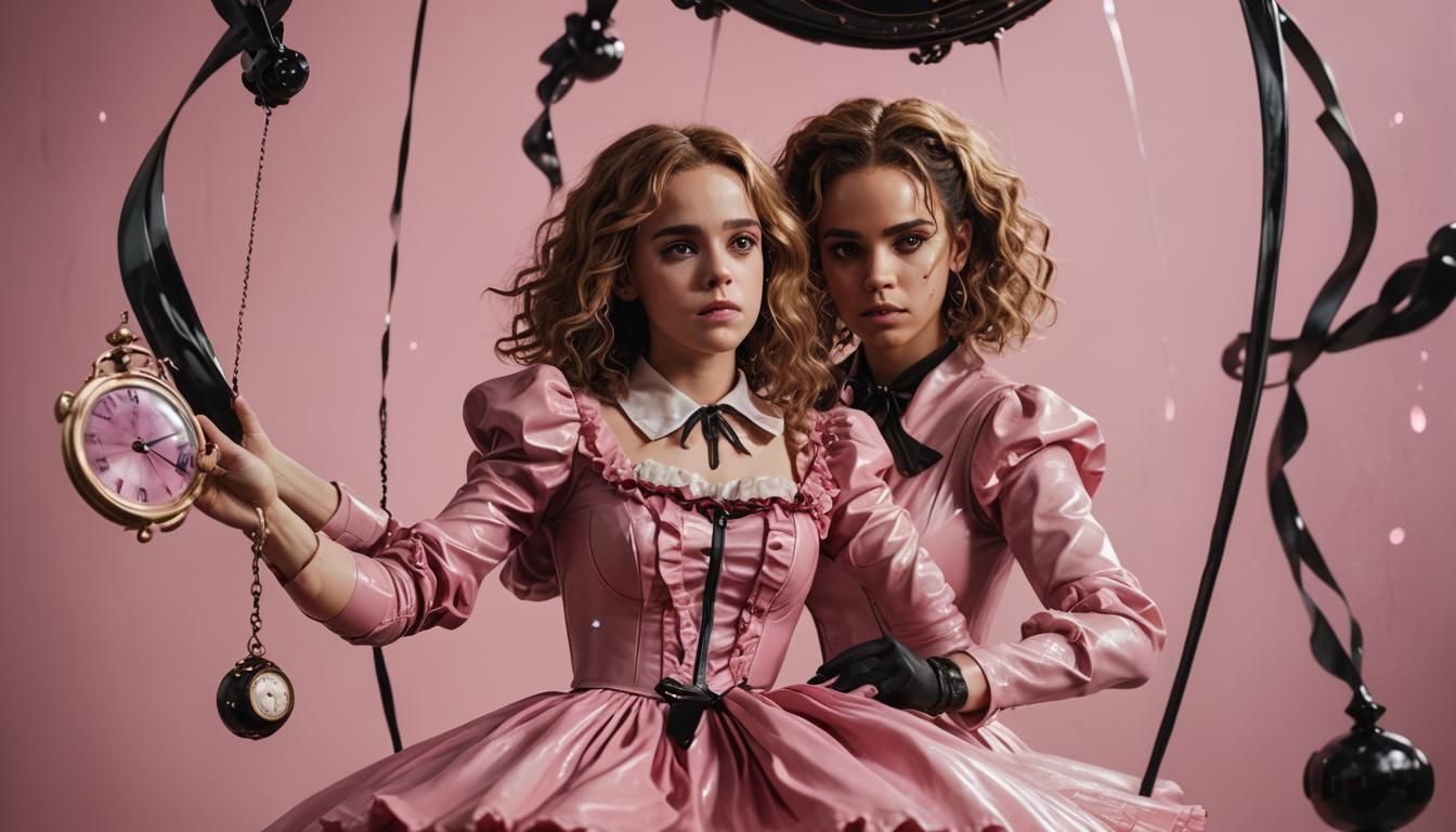 Hyperrealistic Hermione Granger in Latex, Pendulum, and Hypn...