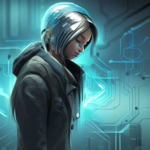 Cyberpunk Portrait Concept Art in 8K Resolution