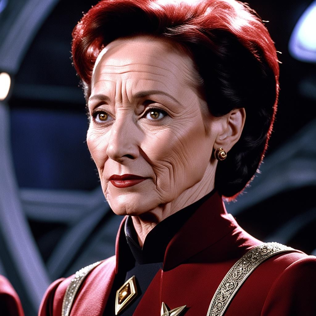 Kira Nerys in Deep Red Uniform