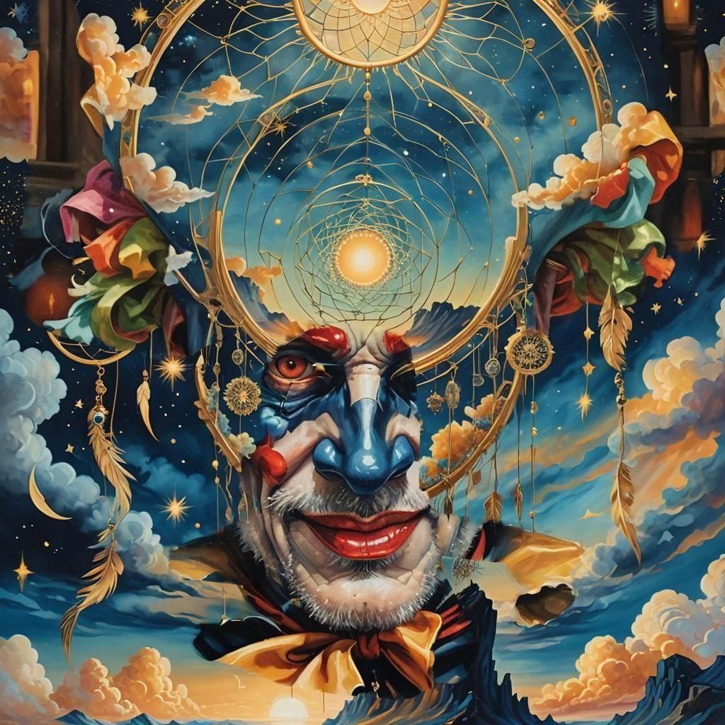 Surreal Universe of Desires in Dalí Style