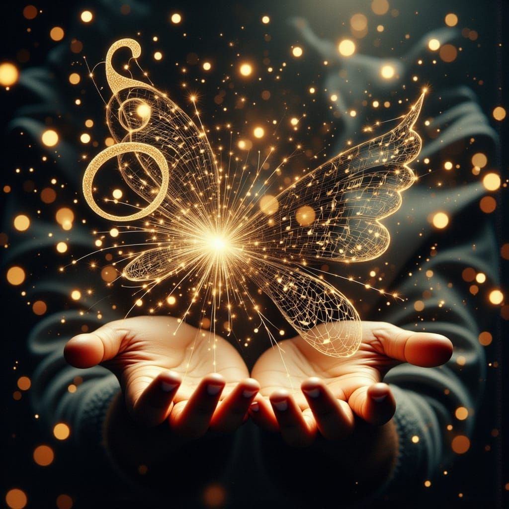 Glowing Fairy with Musical Astral Sparklers