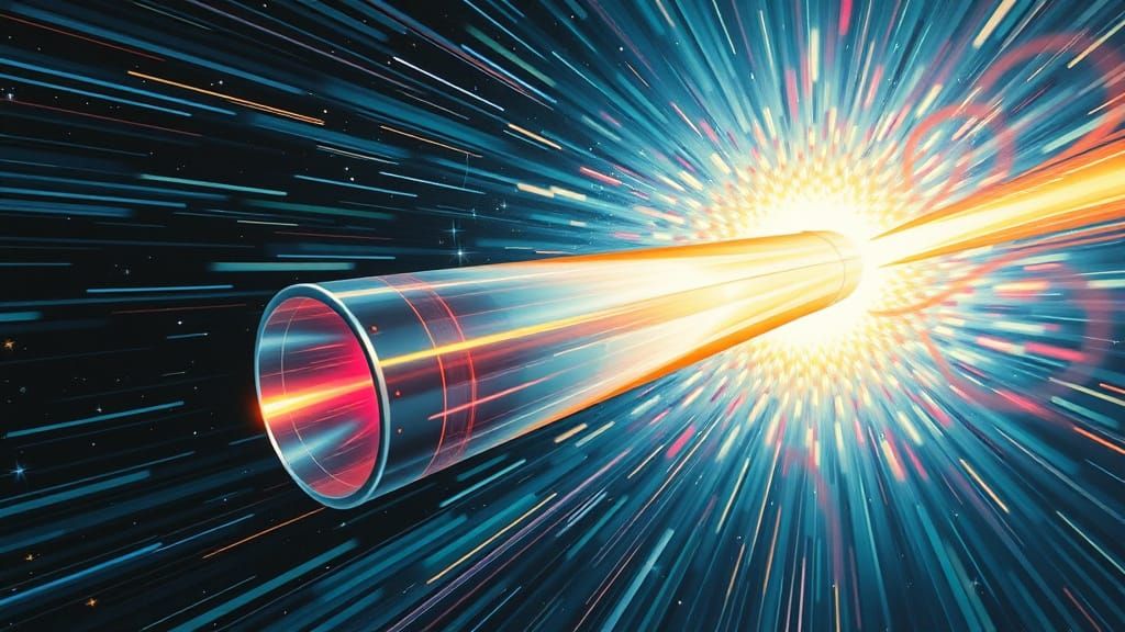 Surreal Cosmic Vortex in Impasto Oil Painting Style