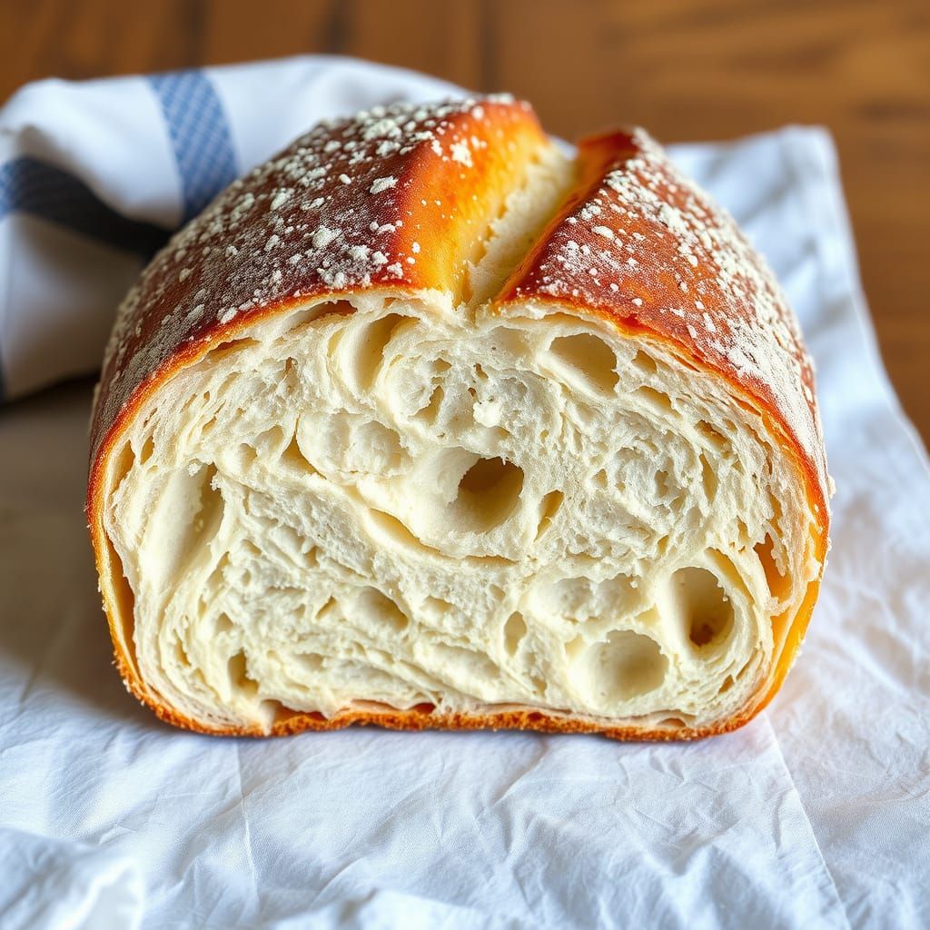 Warm Loaves of Freshly Baked Bread