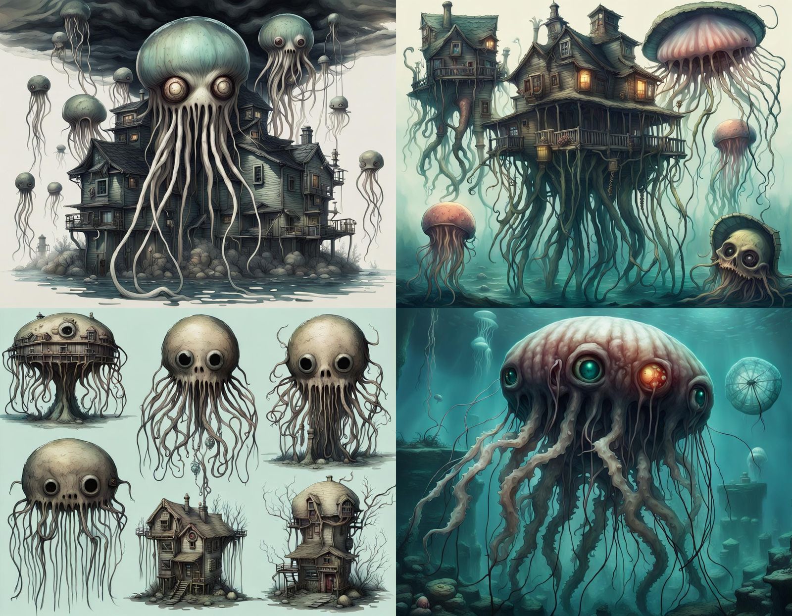 Sinister Spirits Haunt Abandoned Underwater Village in HD