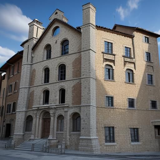 AI Image of Romanesque Architecture