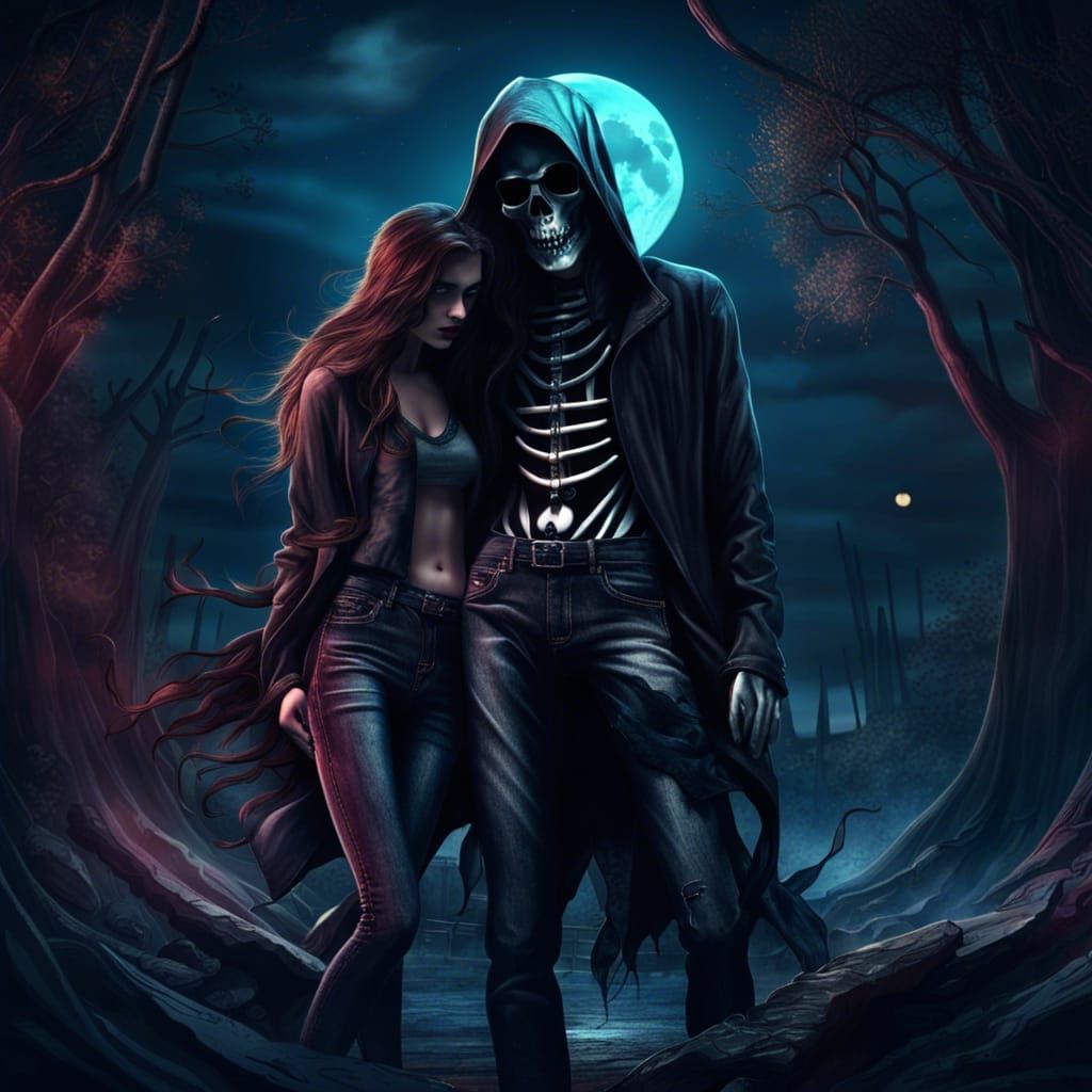 Grim Reaper Falls in Love: Noir Style