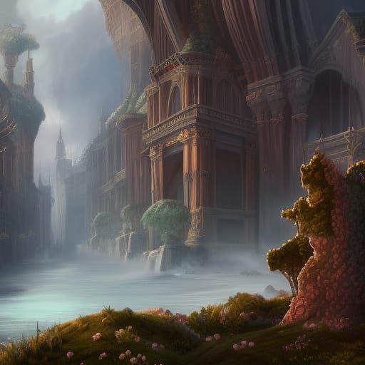 Regency Duke: Detailed Fantasy Matte Painting