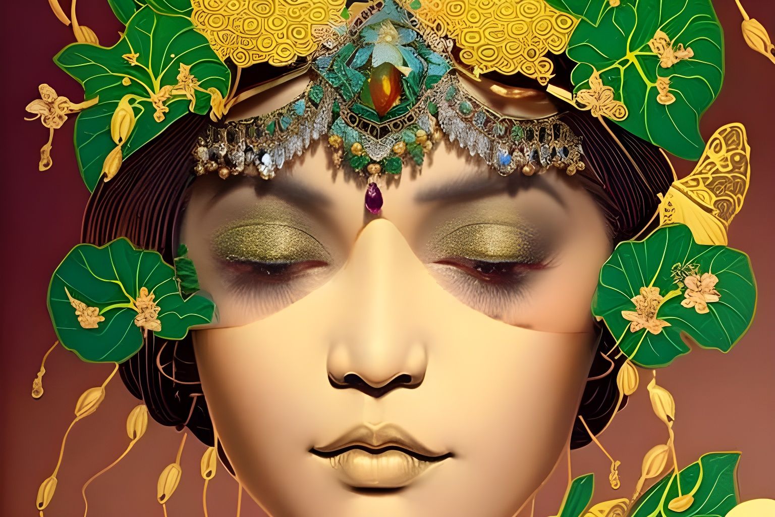 Hyper-Detailed Arabic Jewelry Ring in Dreamlike Realism