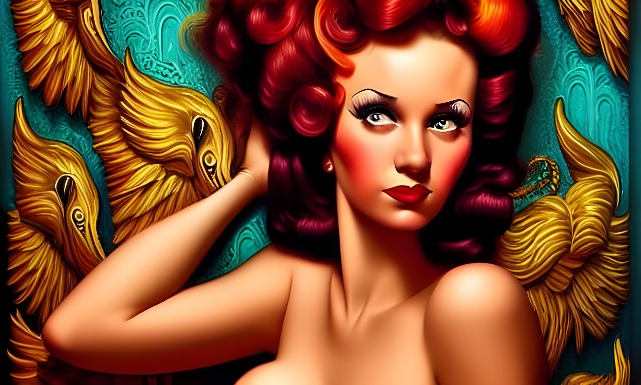 Pin up angel