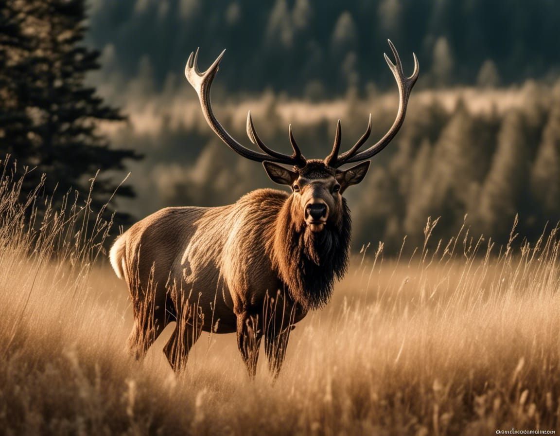Elk gaze