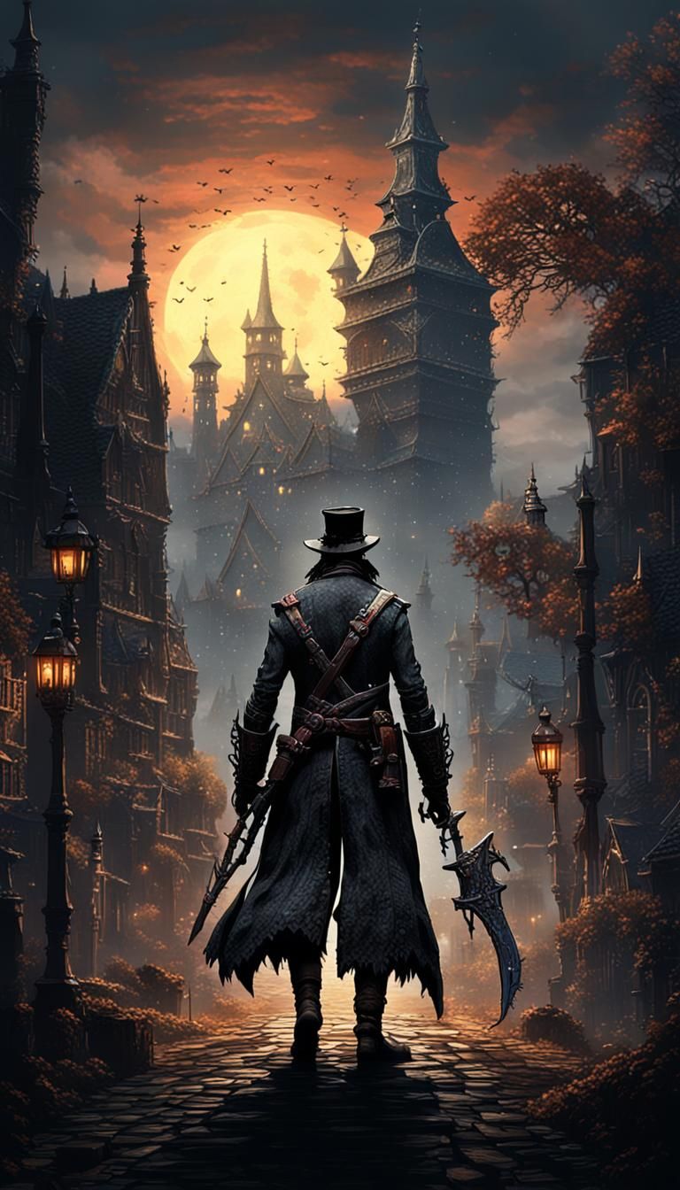 Ethereal Yharnam Cleansing: A Pixel Art Fantasy