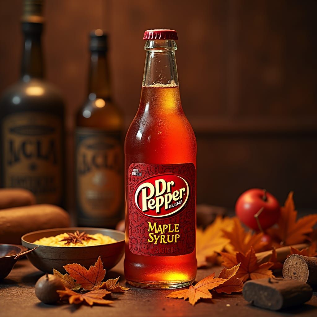 Dr. Pepper Syrup Still Life, Apothecary Style