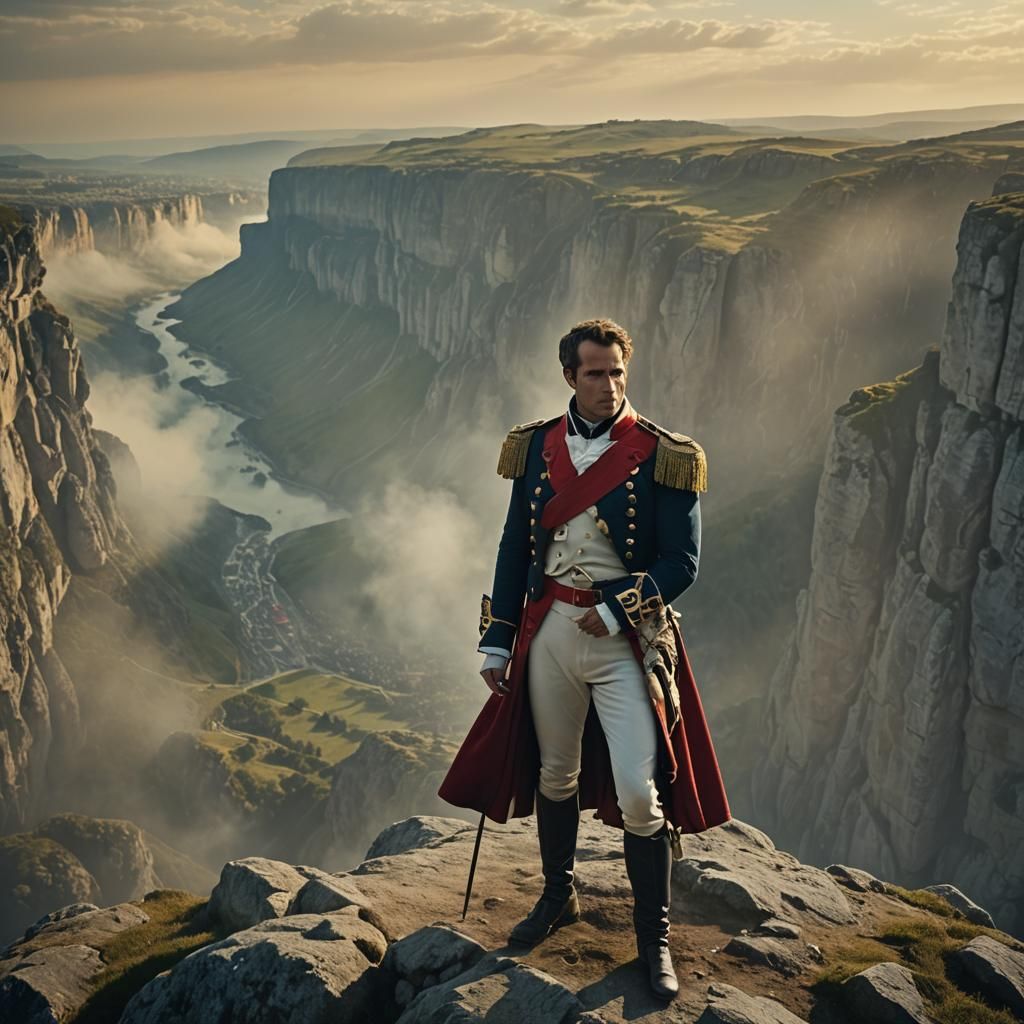 Ryan Reynolds as Napoleon in Cinematic Portrait