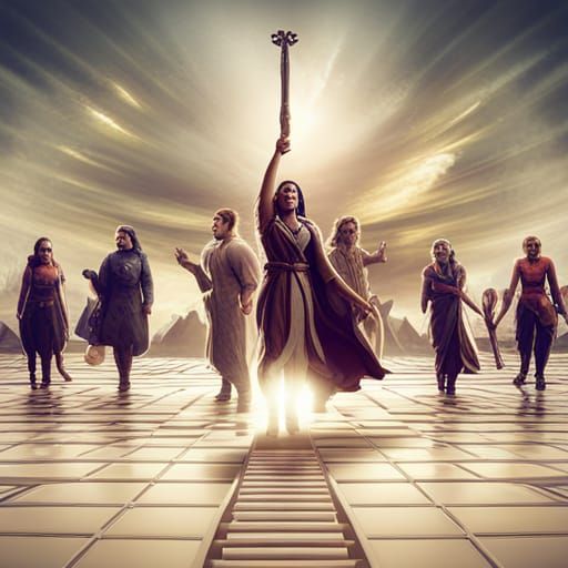 Equality Poster: Women Breaking Free, Matte Painting