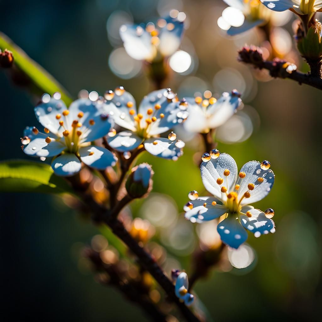 Spring Blossoms Macro Photography with Butterflies