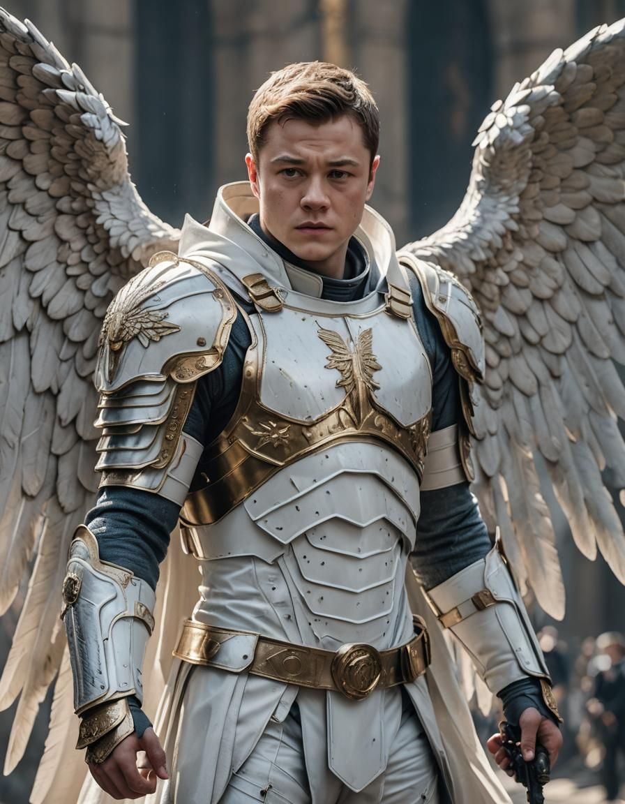 Archangel Michael Photorealistic Film Still