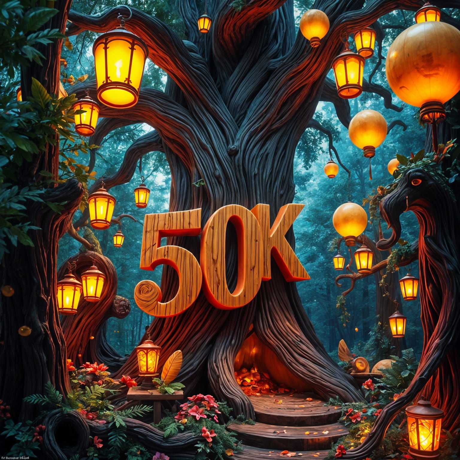 Congratulations 50K members Facebook Group Milestone of nightcafe !!