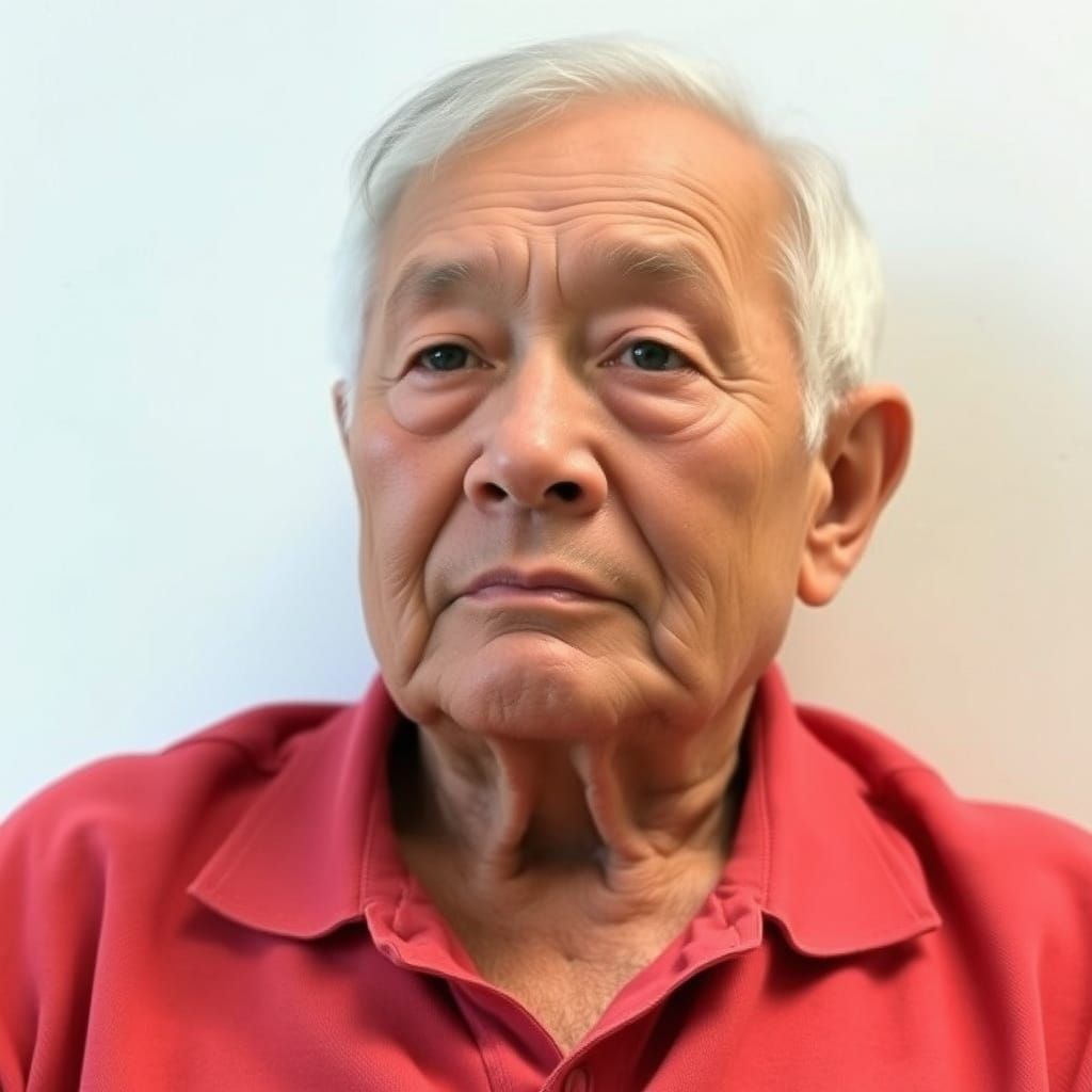 Ethereal Portrait of a Mature Individual