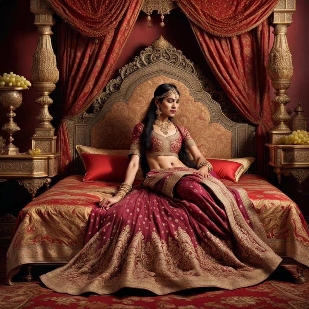 Princess in the bed chamber