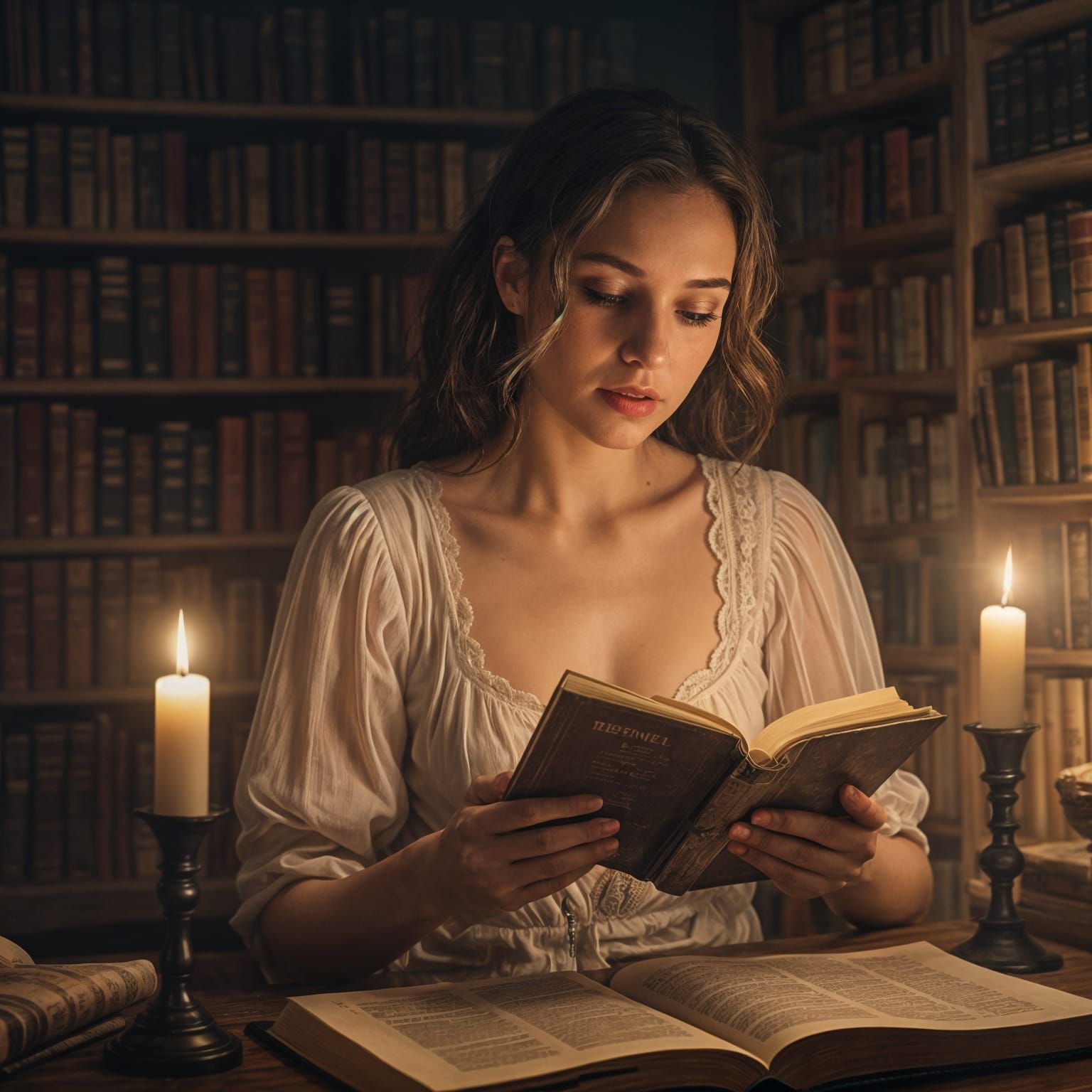 Surreal Portrait of Gratitude in a Public Forum