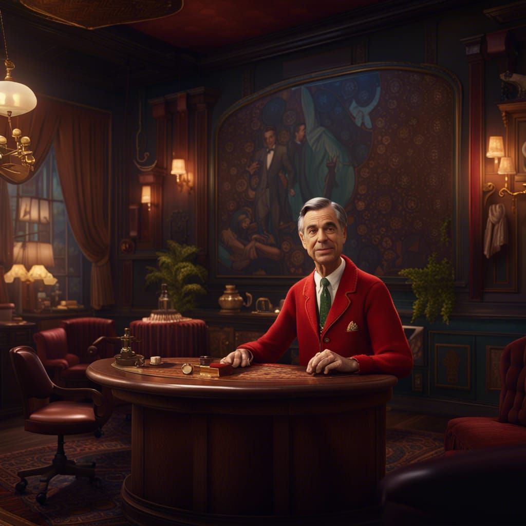 Mr. Rogers at the Gentleman's Club