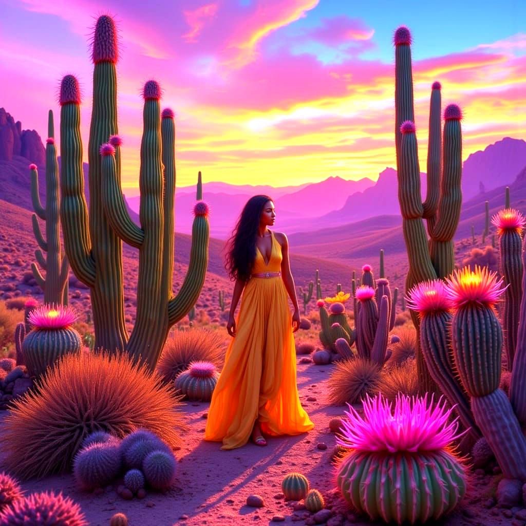 Desert at Sunset