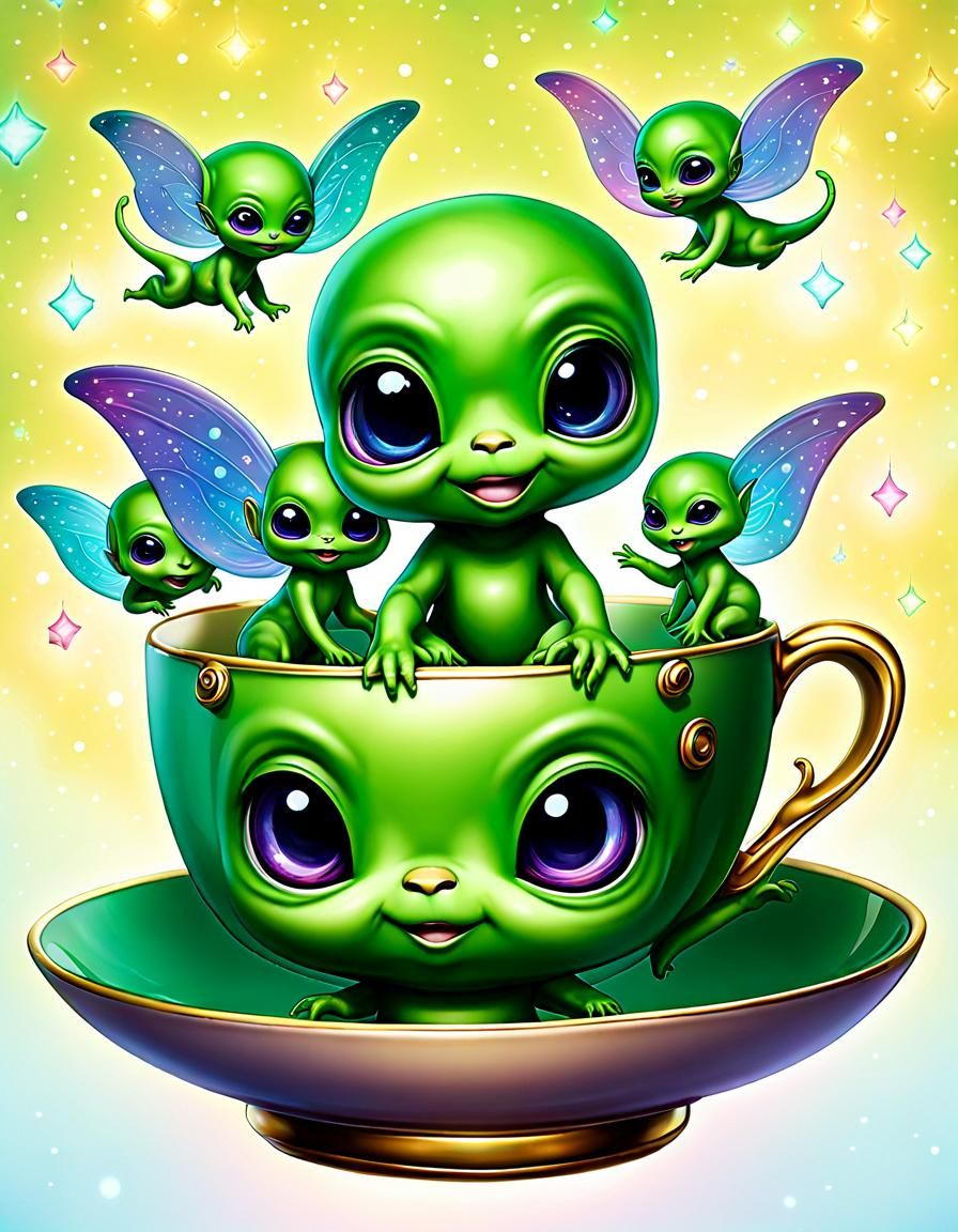 Adorable Bald Alien Invasion