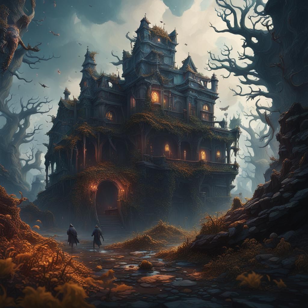 Fantastical Bodysnatchers: Detailed Matte Painting