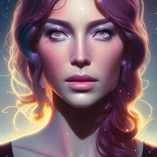 Ethereal Night Sky in Triadic Colors