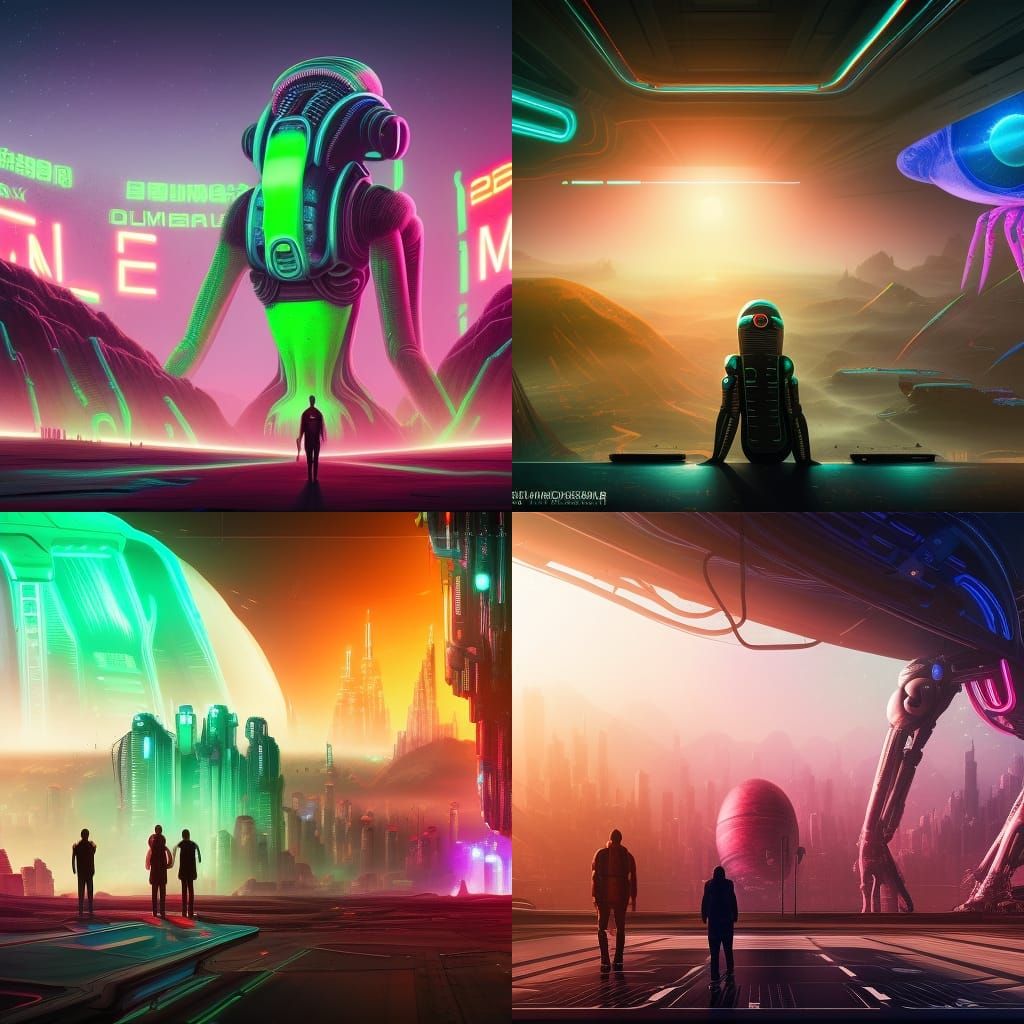 Alien ambassador met with human leaders from Earth