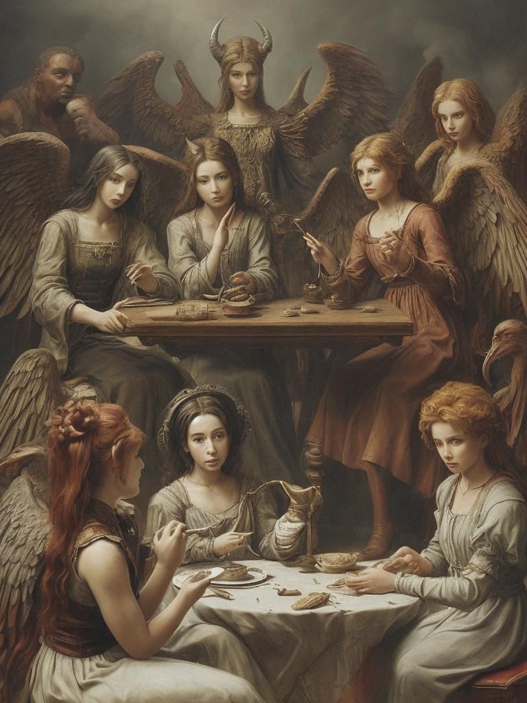 Angel and Demon Summit in Smoky Room