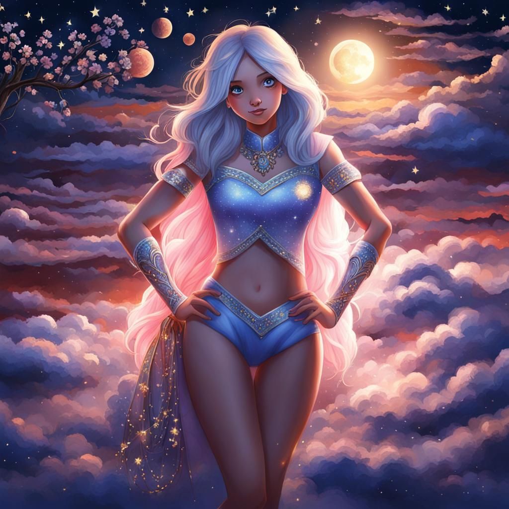 Sweet Dreams: A Peaceful Nighttime Scene