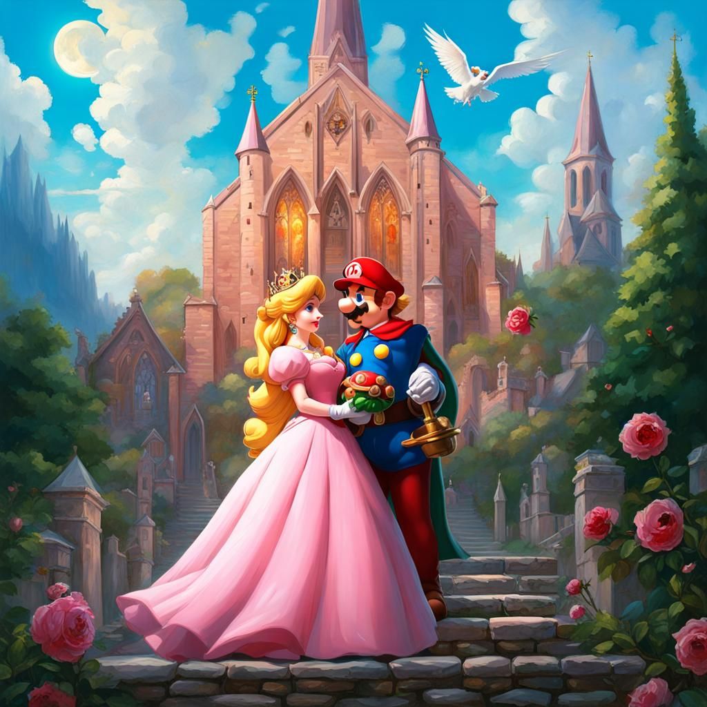 Super Mario and Princess Peach's Sinister Wedding