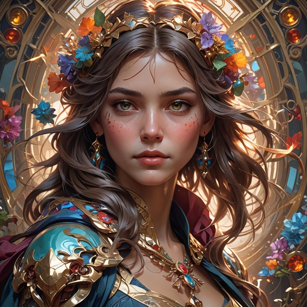 Hyperdetailed Portrait with Dynamic Lighting