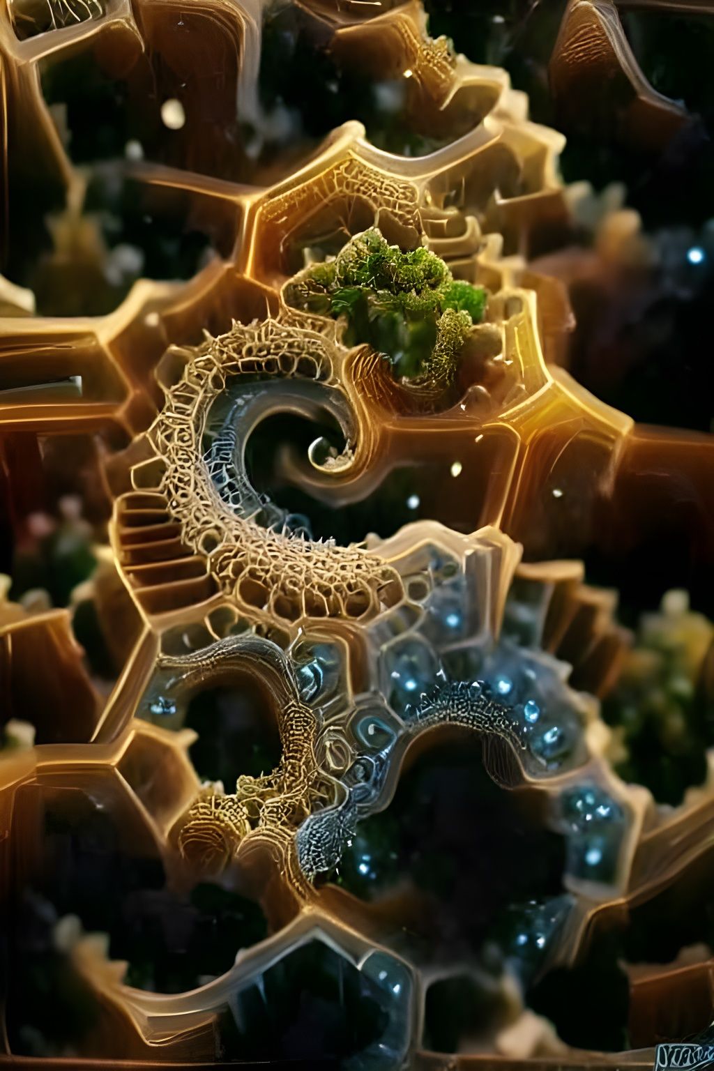 Detailed Fractal Loophole to Microverse