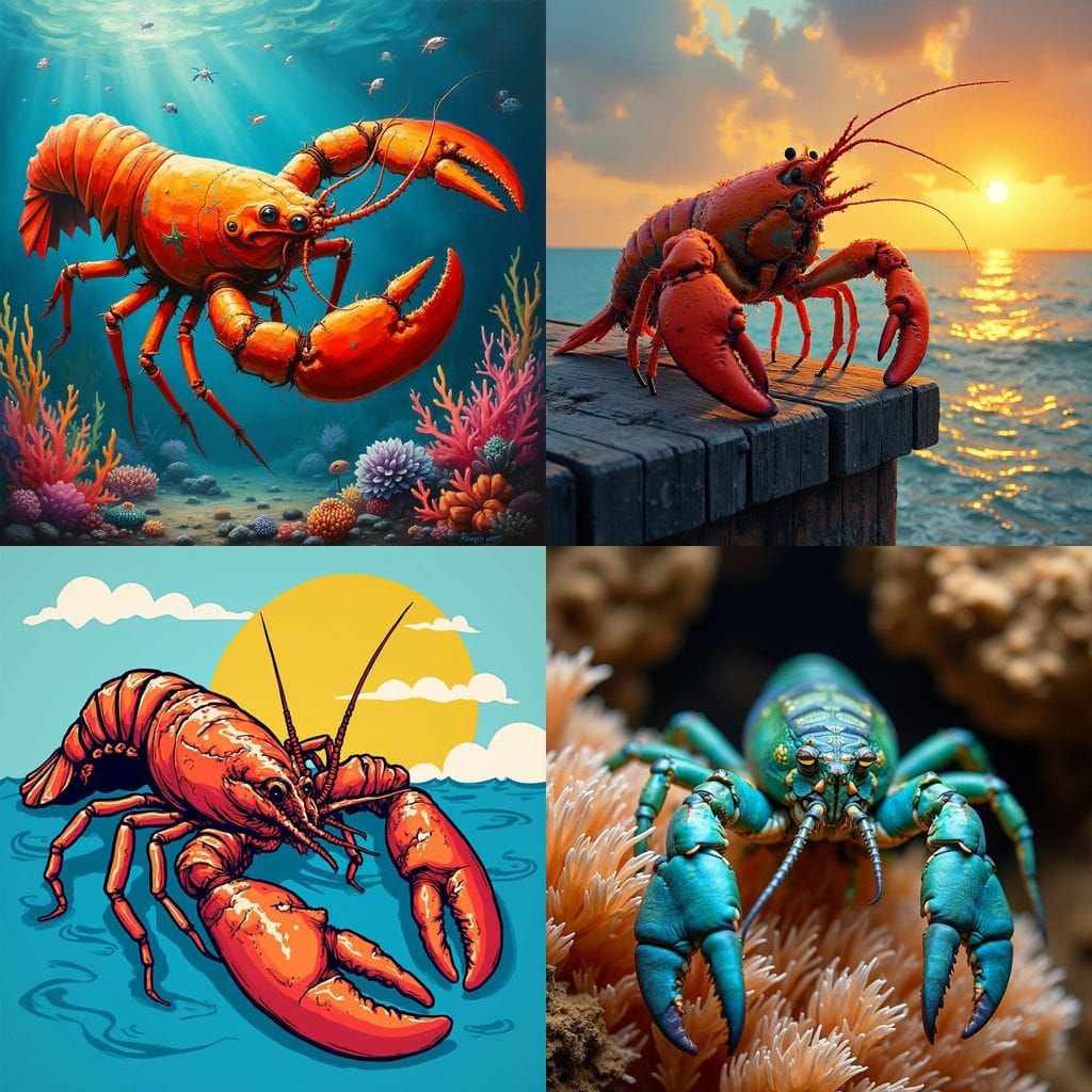 A Rock Lobster in its Natural Habitat