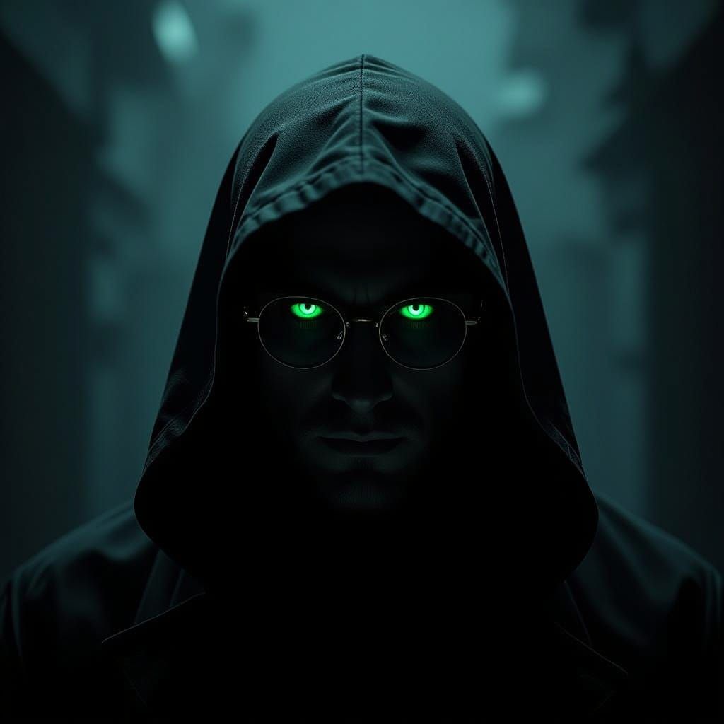 Ethereal Figure in Dark Atmosphere