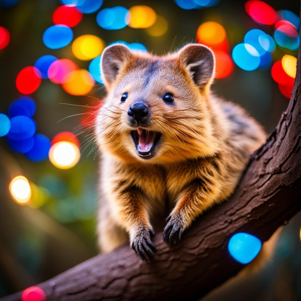 Happy Quokka in Australia