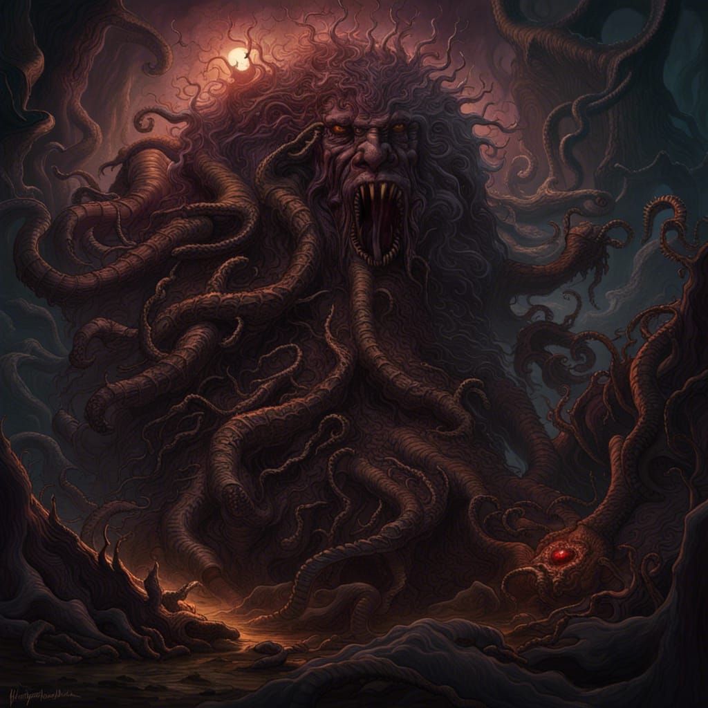 Sinister Dunwich Horror Concept Art in 8k Resolution