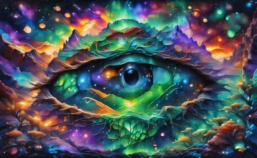 Wolves Howling Under Colorful Aurora Borealis