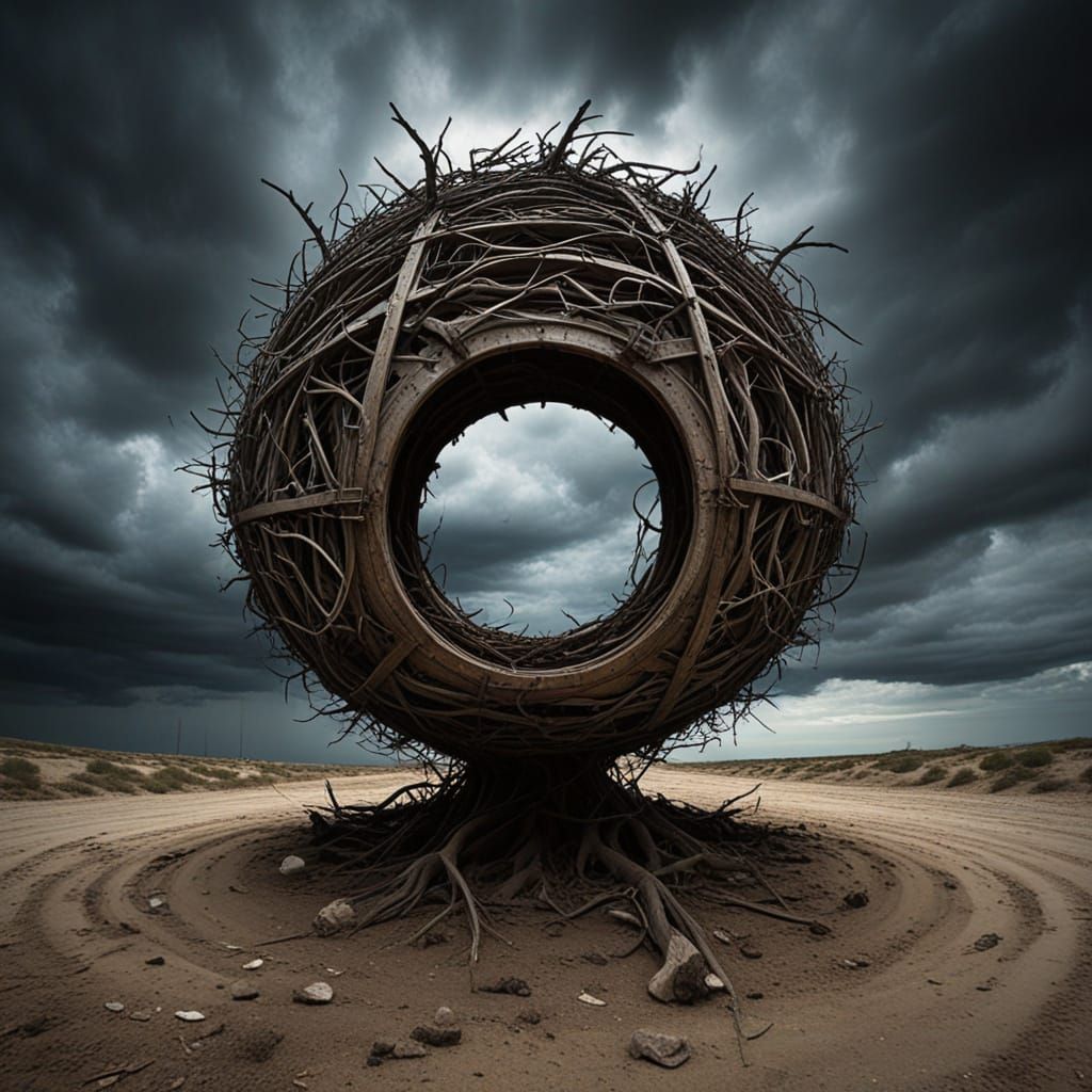 Surreal Struggle Against Self-Imposed Expectations