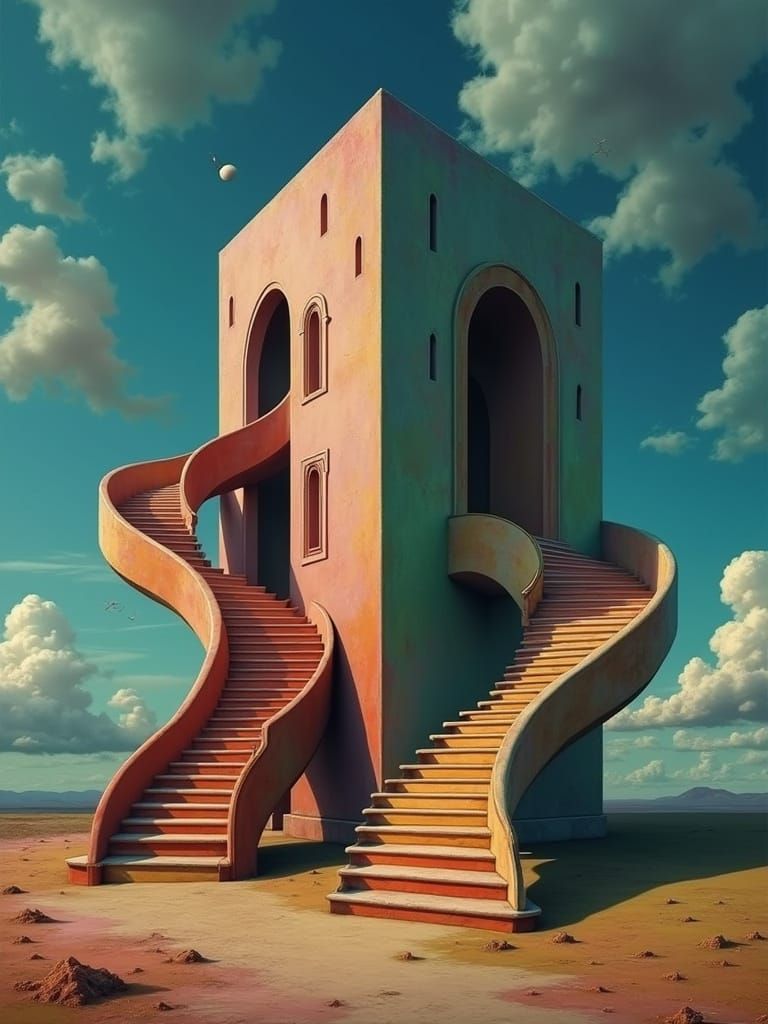 Surreal Baroque Structure Reveals the Mystery of Precession