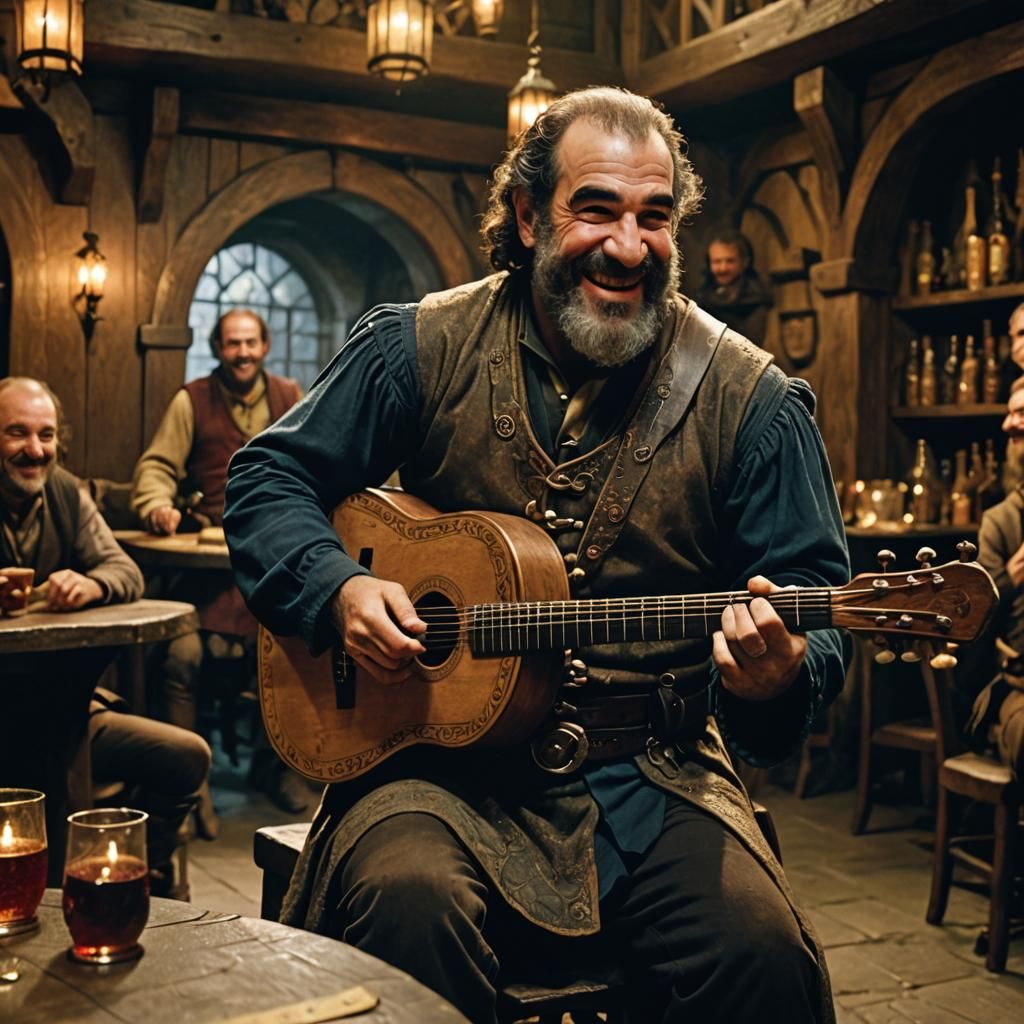 Mandy Patinkin as D&D Bard in Tavern