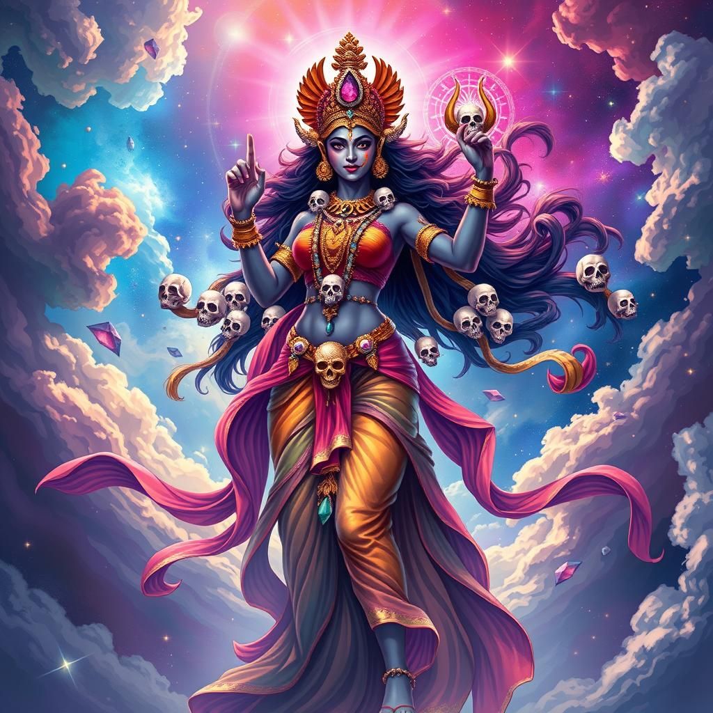 Devi Kali: Goddess of Destruction in Digital Art