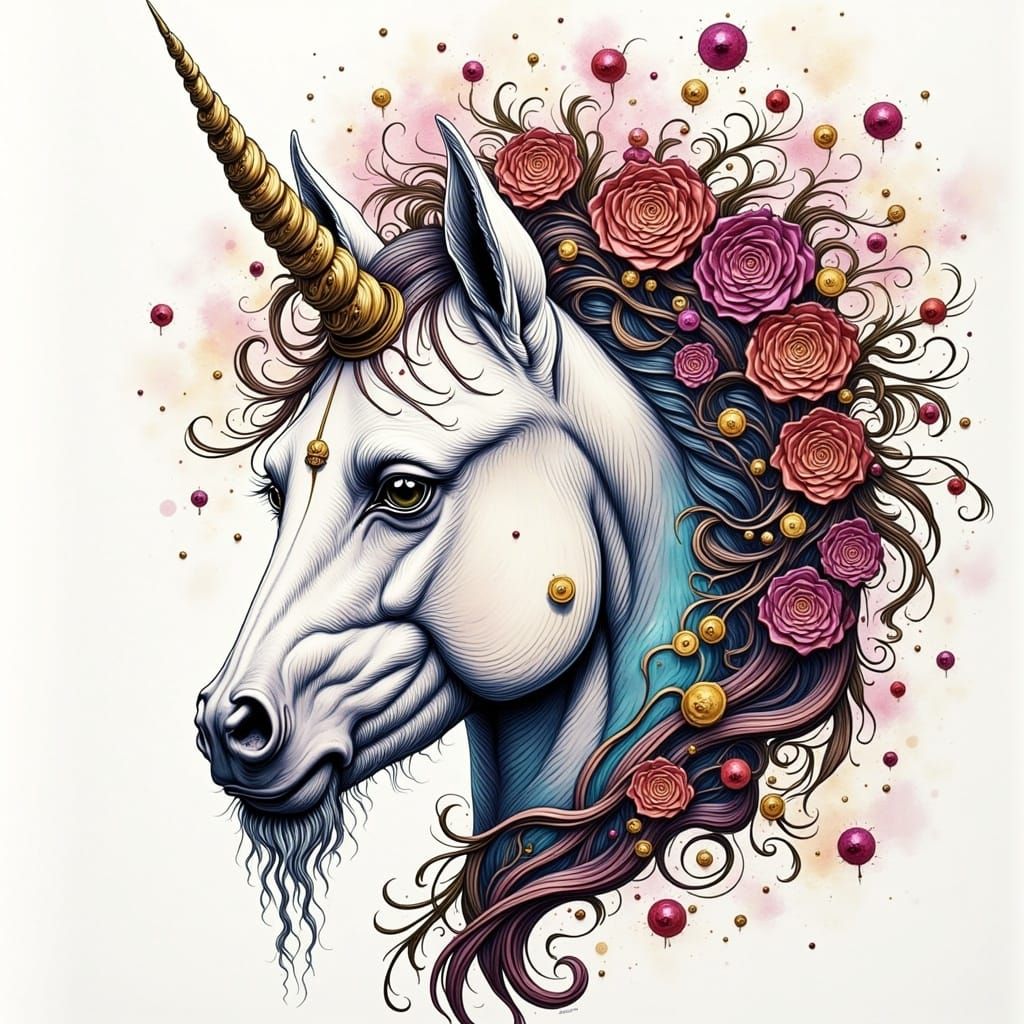 Mythical Forest Creatures in Whimsical Style