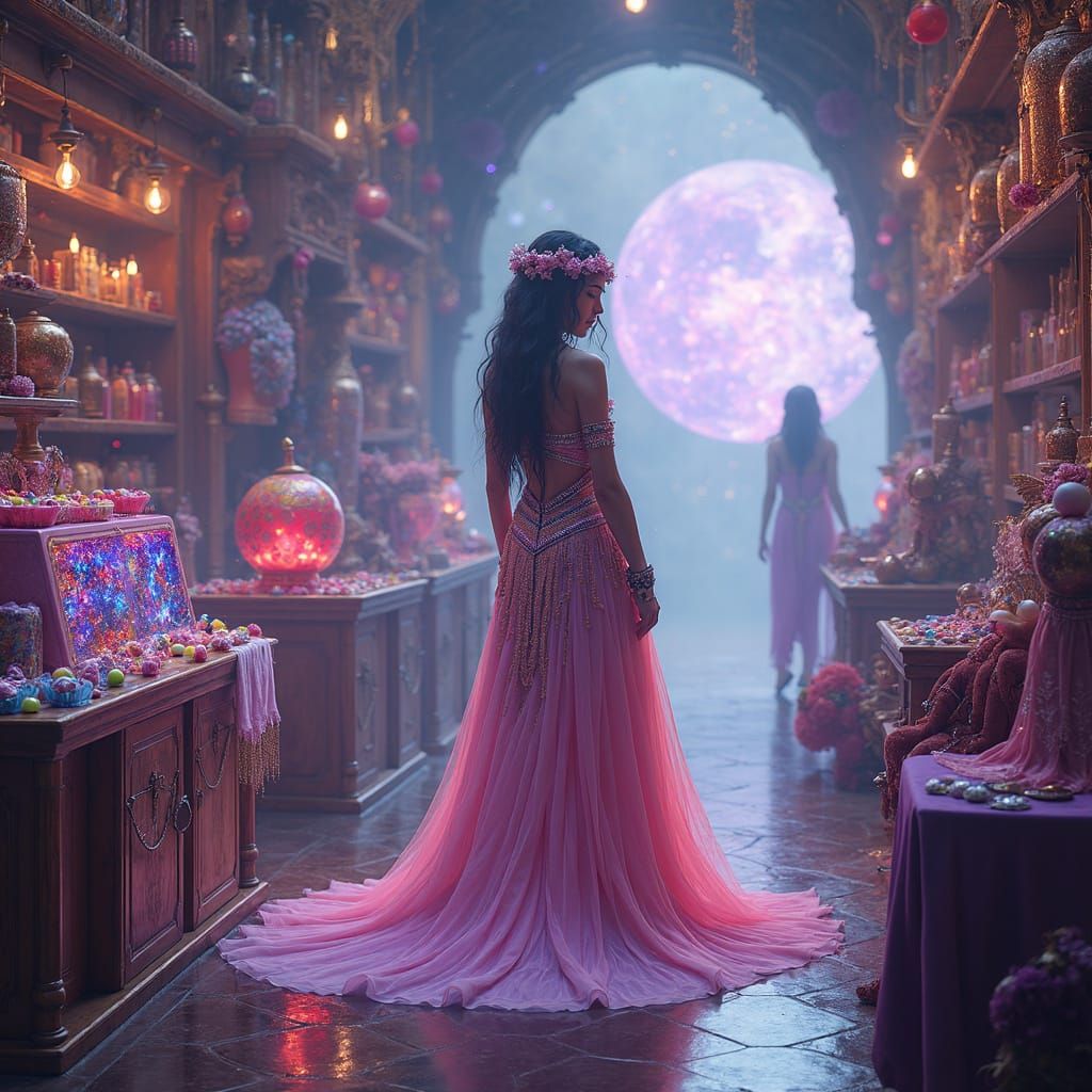 Inanna's Cosmic Shop: A Realm of Wondrous Inventions