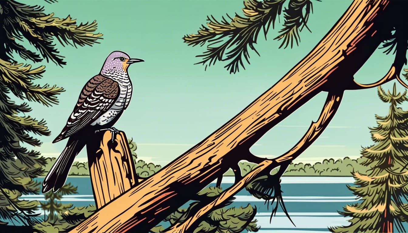 Common cuckoo (cuculus canorus)