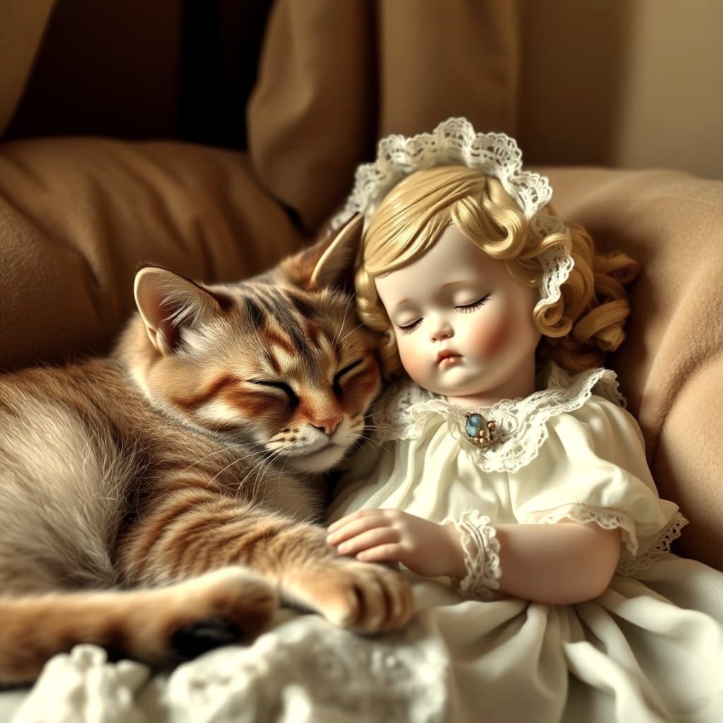 Treat: Cat Nap With Dolly