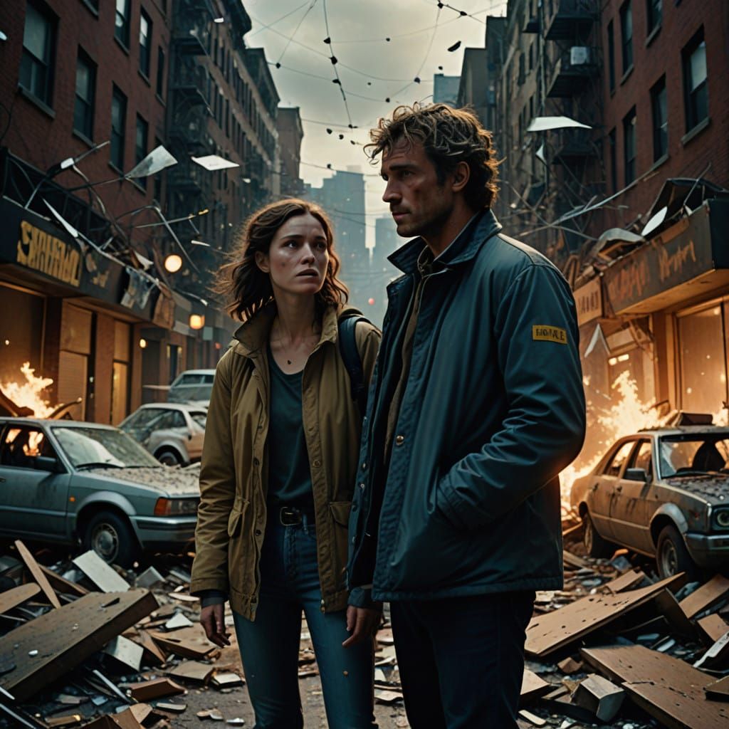 Turbulent City Love Affair in Cinematic Style