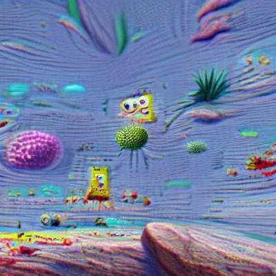 8K Resolution Spongebob Squarepants Rendering